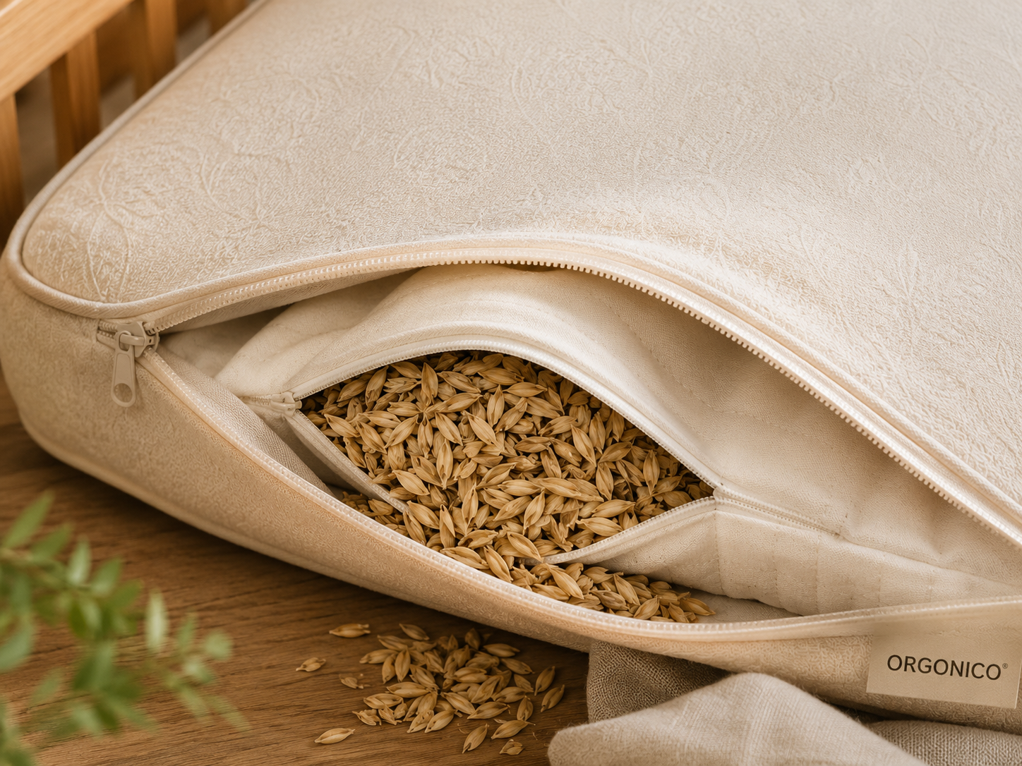 Materassino per Culla in Pula di Farro Artigianale ORGONICO®