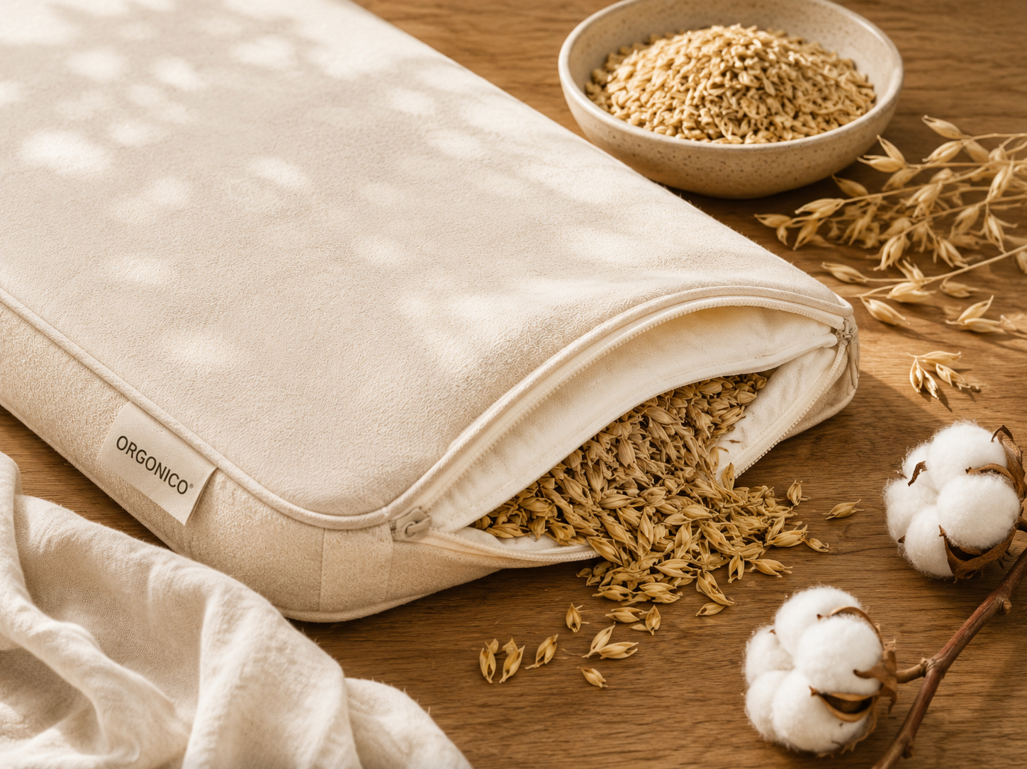 Materassino per Culla in Pula di Farro Artigianale ORGONICO®