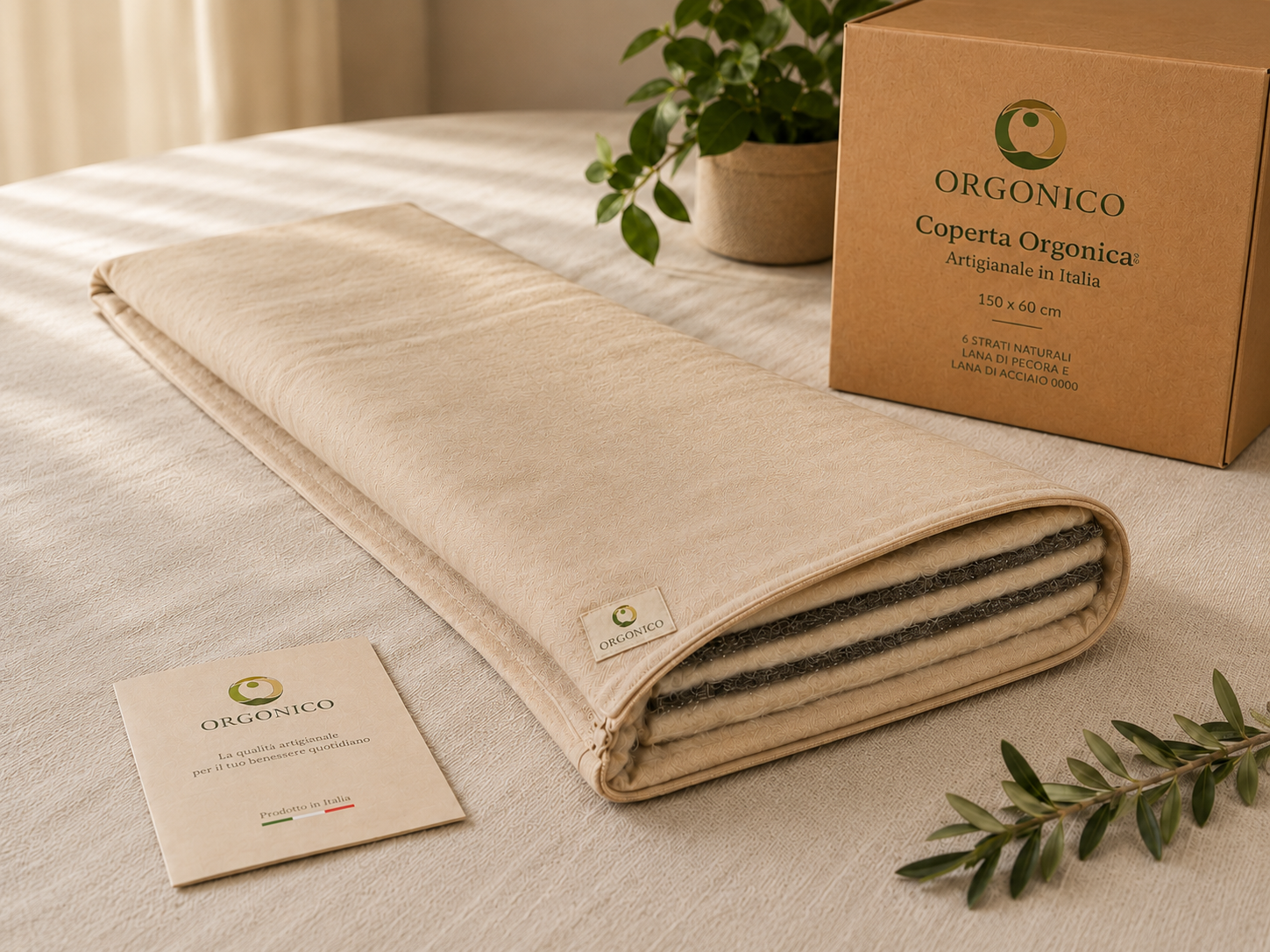 Coperta Orgonica 150 x 60