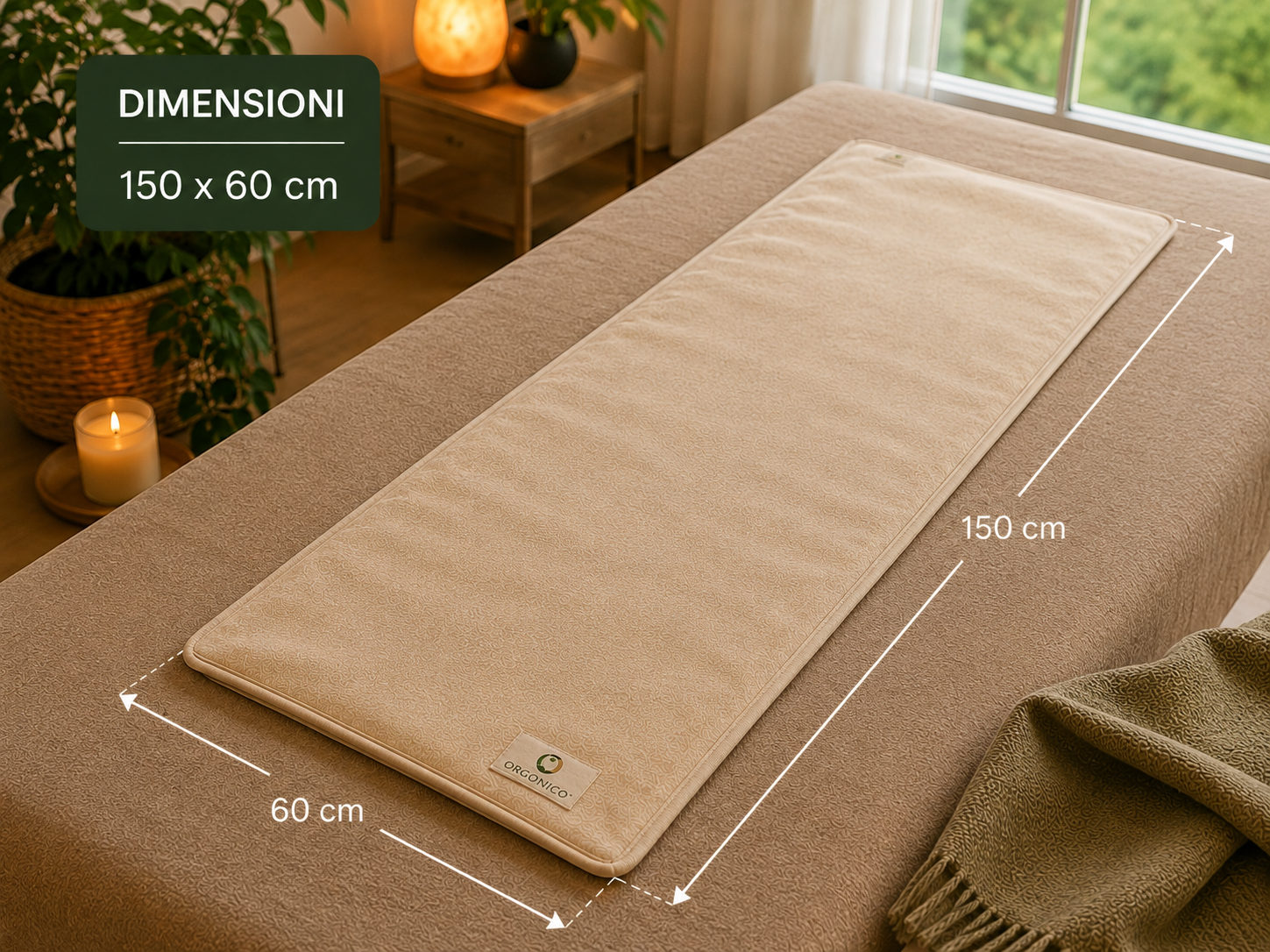 Coperta Orgonica 150 x 60